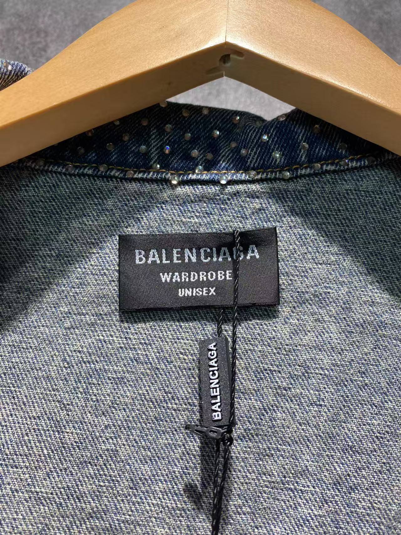 バレンシアガ「Balenciaga」デニムジャケット クラシック リデザイン