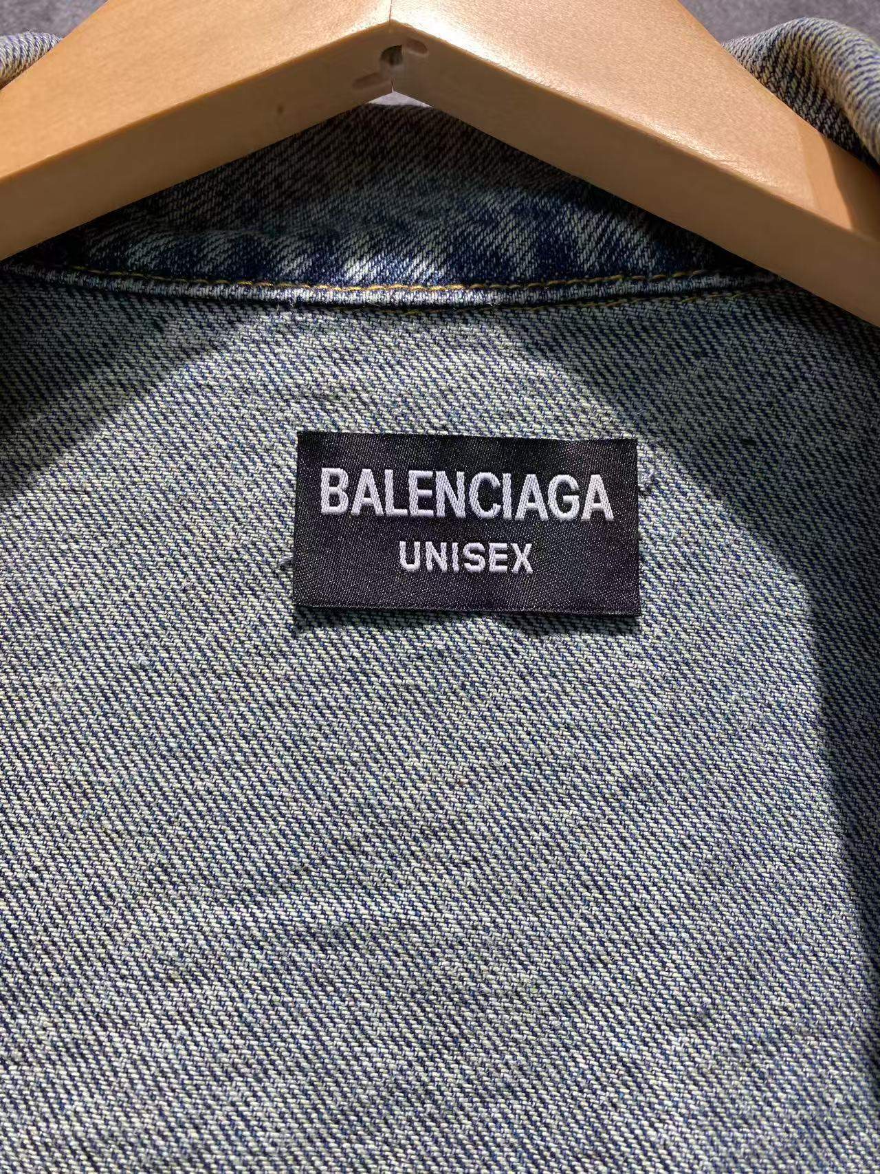 バレンシアガ「Balenciaga」デニムジャケット クラシック リデザイン