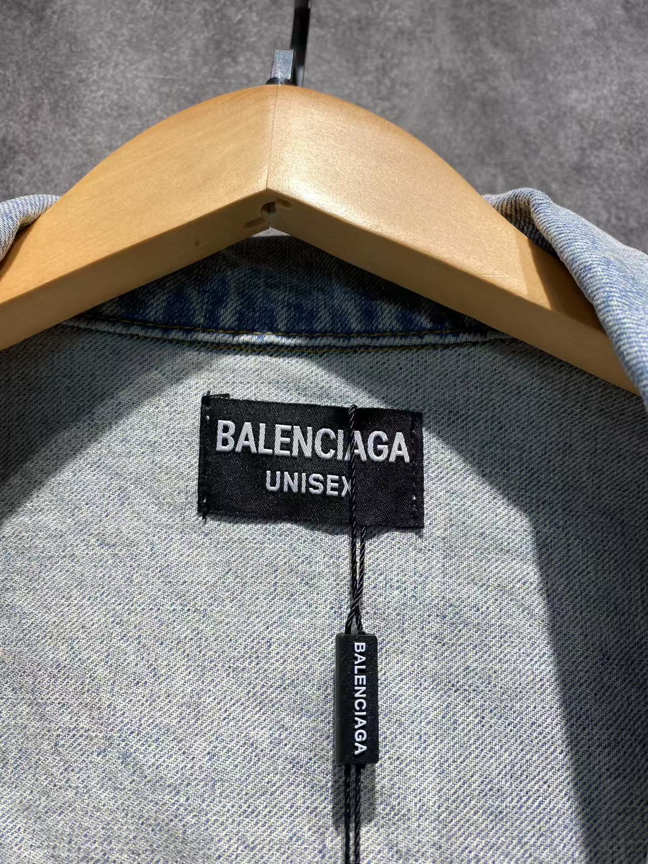 バレンシアガ「Balenciaga」デニムジャケット クラシック リデザイン