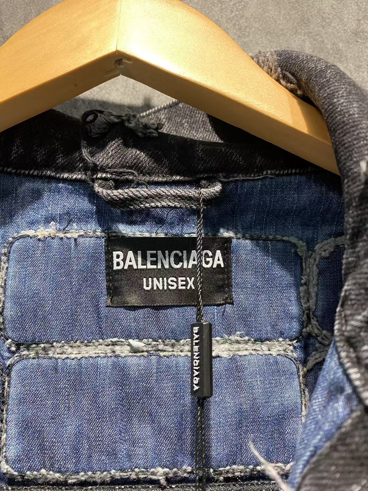 バレンシアガ「Balenciaga」デニムジャケット クラシック リデザイン