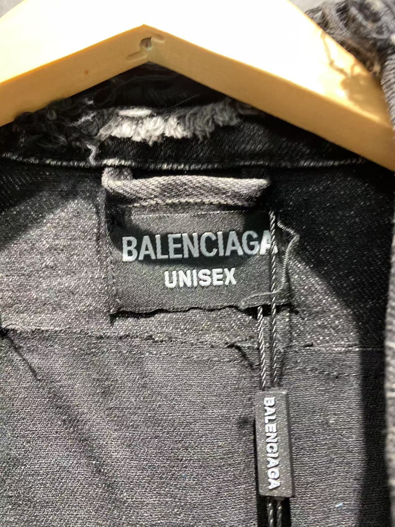 バレンシアガ「Balenciaga」デニムジャケット クラシック リデザイン