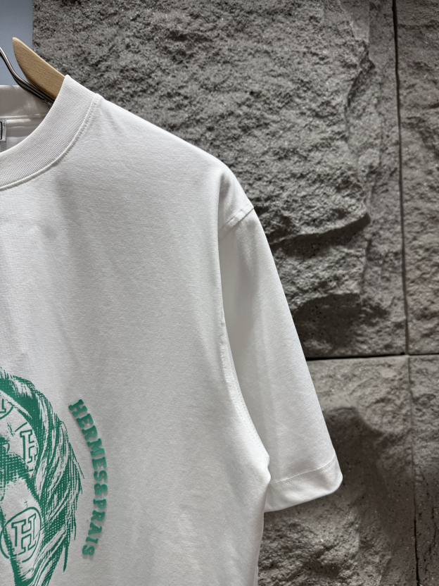 エルメス「Hermès」 クルーネックTシャツ 軽やかな着心地 春夏新作