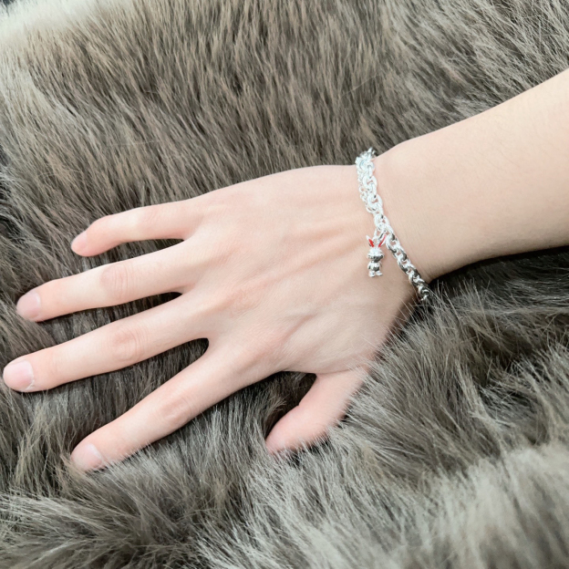 ティファニー「Tiffany & Co.」ポリッシュドシルバーリンク ブレスレット