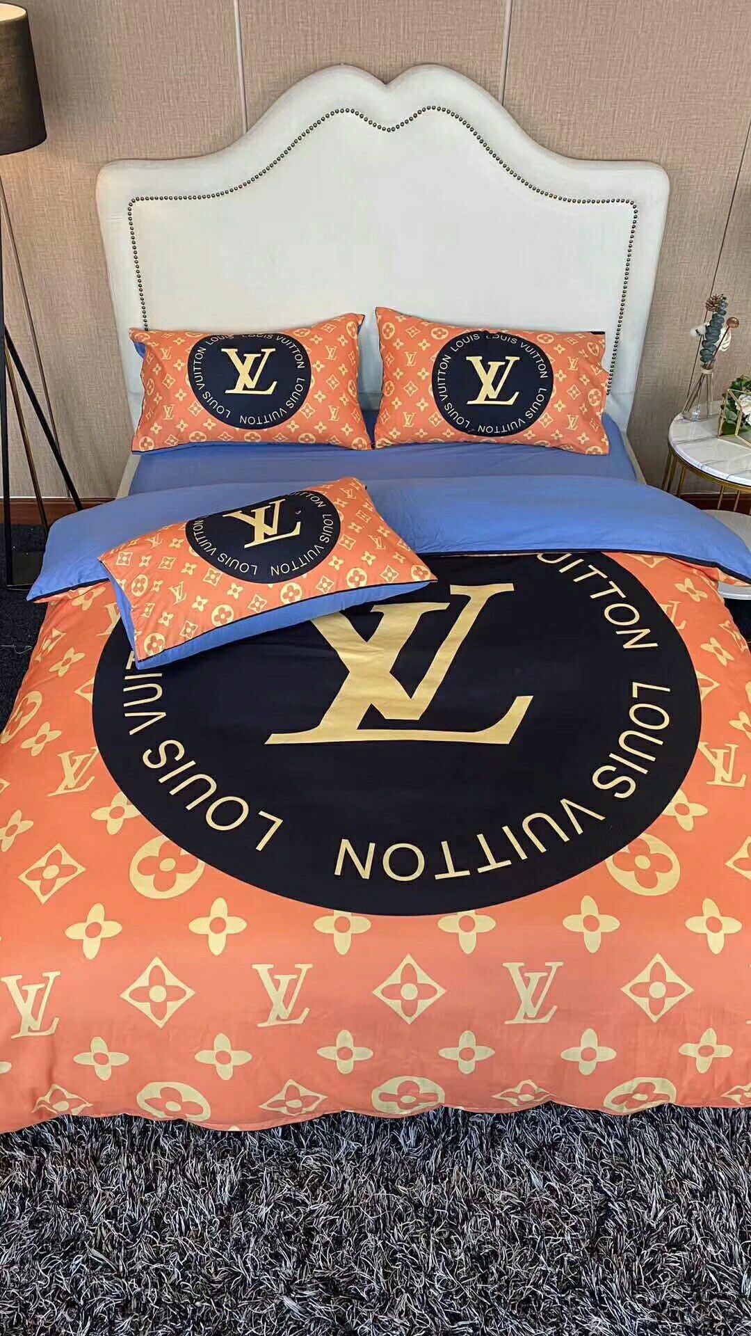 ルイ・ヴィトン「Louis Vuitton」プレミアムコットン デジタルプリント 4点セット