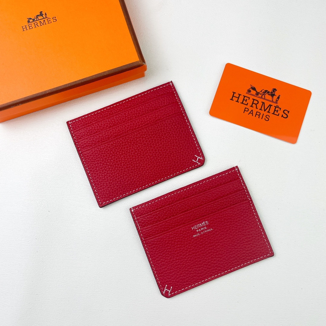 エルメス「Hermès」エンプソン牛革カードケース 10色