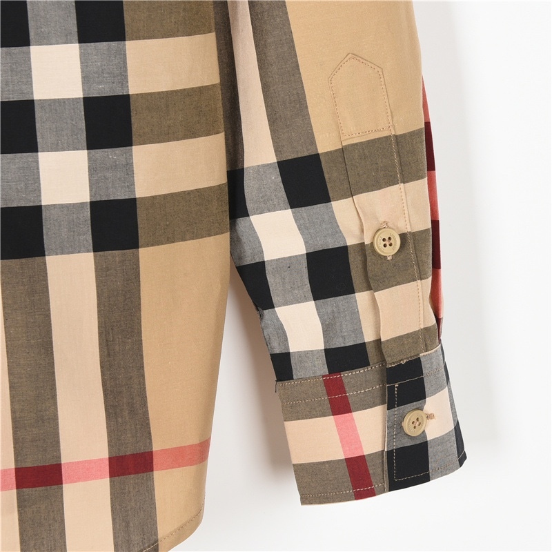 [Copy]Burberry / バーバリーのクラシックな小チェック柄シャツ