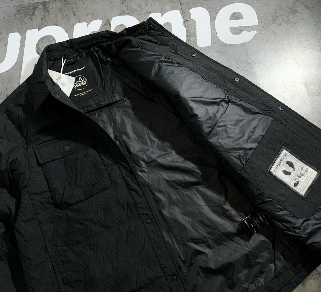 バレンシアガ「Balenciaga」‌冬季限定パッチワークカップルカジュアルダウンジャケット