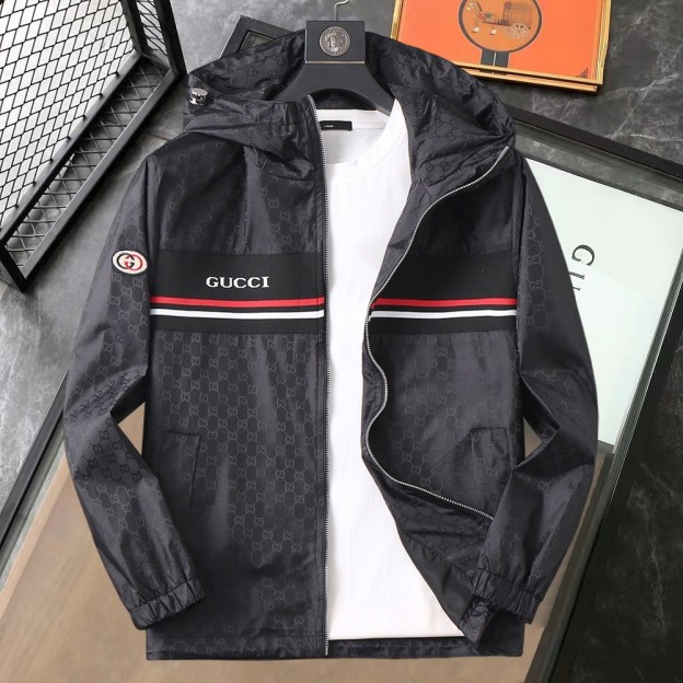 グッチ「Gucci 」秋冬新作メンズフード付きジャケット