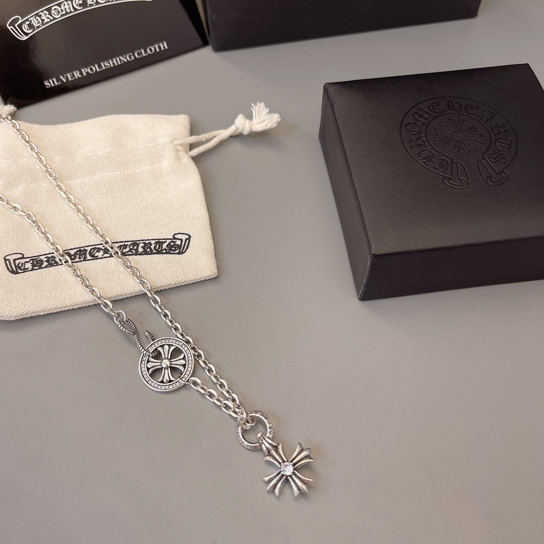 クロムハーツ「Chrome Hearts」シンプルペンダントネックレス - ユニセックス