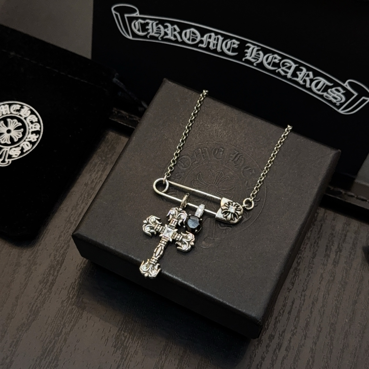クロムハーツ「Chrome Hearts」シンプルペンダントネックレス - ユニセックス