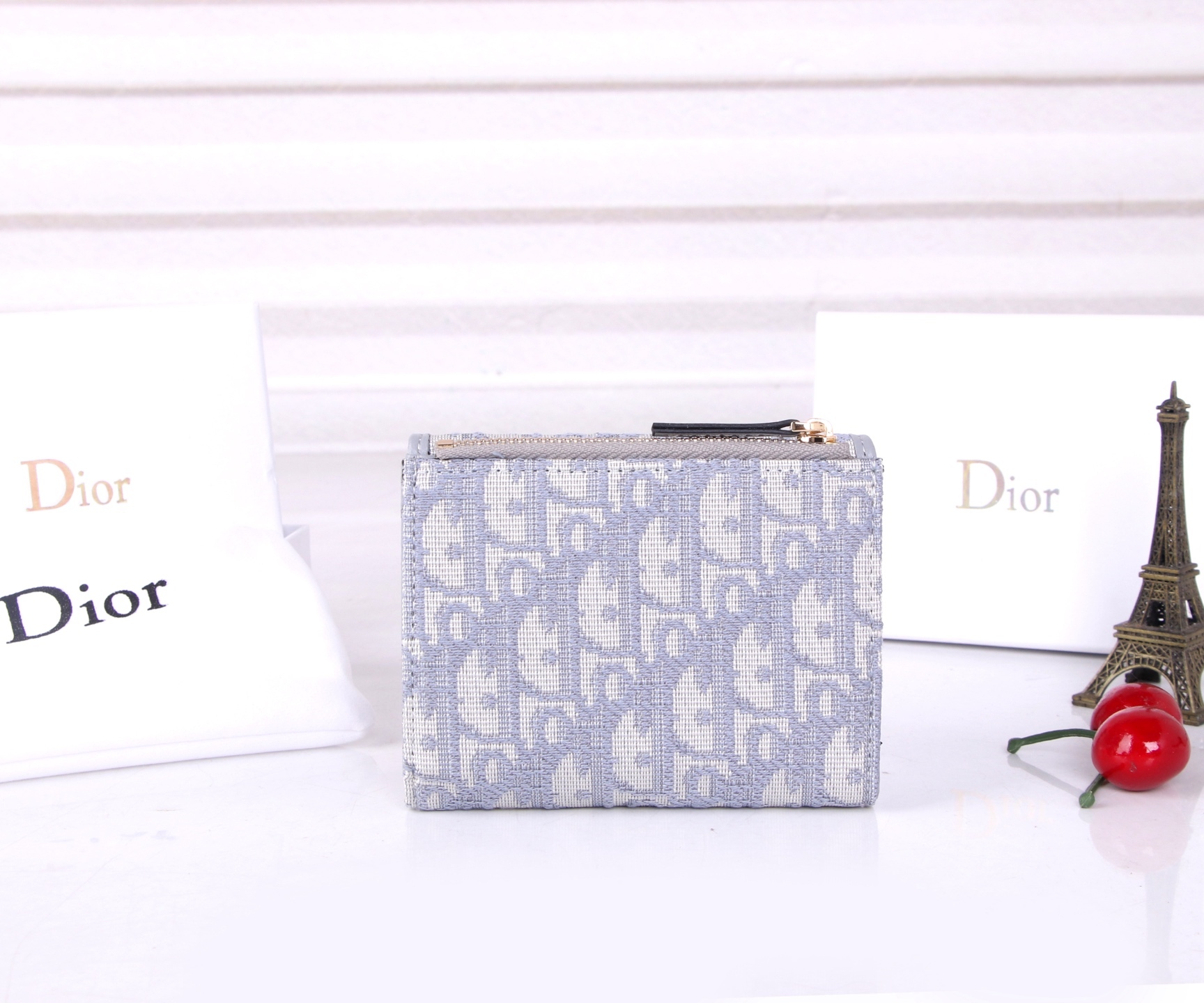 ディオール「Dior」Oblique 帆布ショートウォレット 限定デザイン