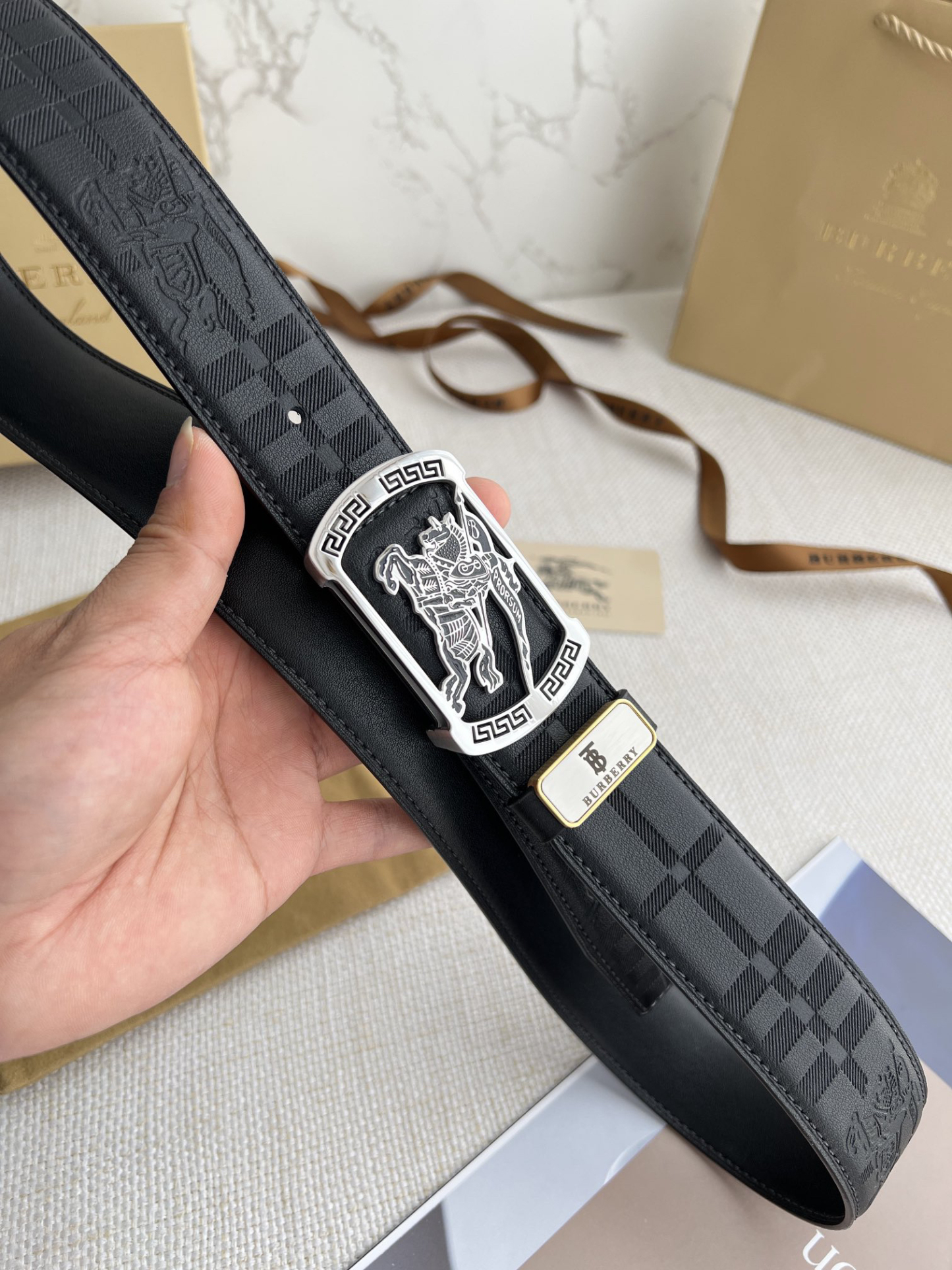 [Copy]バーバリー「Burberry」フックベルト 2色