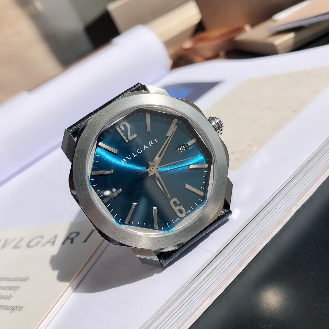 ブルガリ「Bvlgari」製ムーブメント＆イタリアンレザー 40MMの商品掲載写真5（SKU ISETAPRO-25801963）