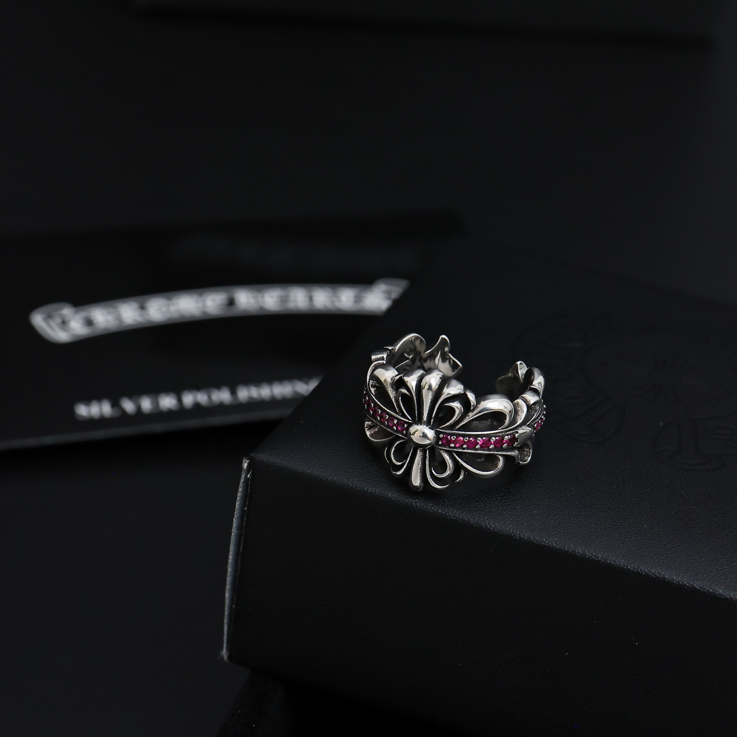 クロムハーツ「Chrome Hearts」クラシックヴィンテージ＆モダンリング - サイズ調整可能