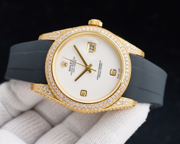 ロレックス［Rolex］デイトジャスト フルダイヤ ラグジュアリー 41MM 2色