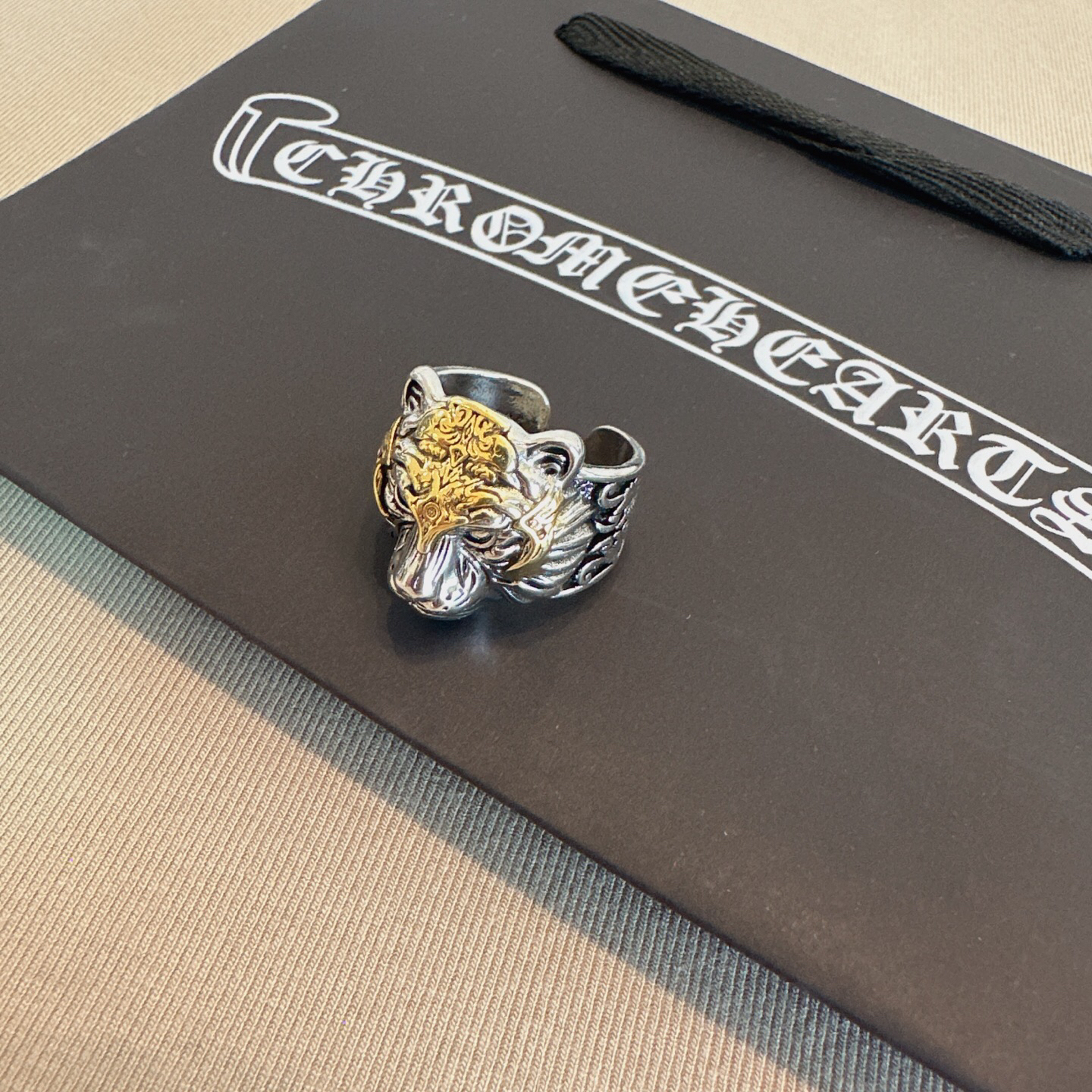 クロムハーツ「Chrome Hearts」クラシックヴィンテージ＆モダンリング - フリーサイズ