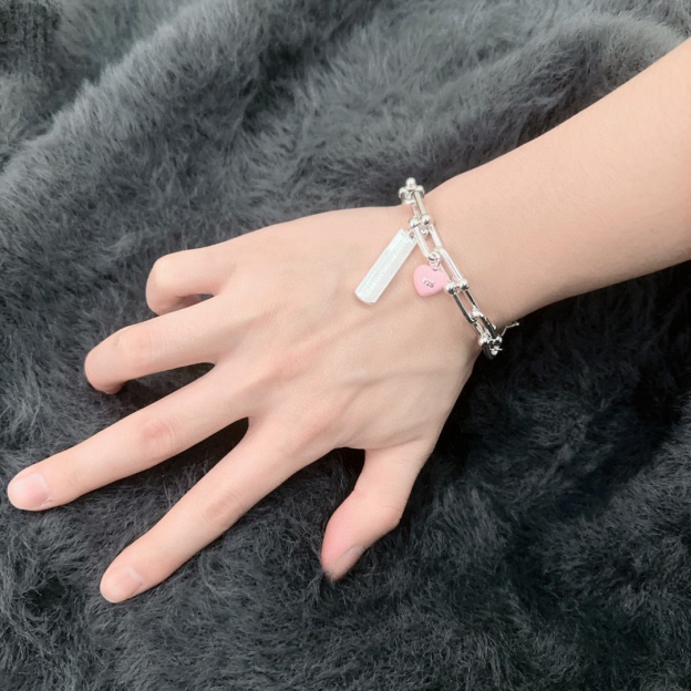 ティファニー「Tiffany & Co.」ポリッシュドシルバーリンク ブレスレット