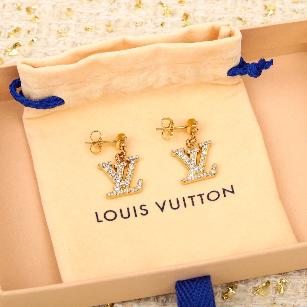 ルイ・ヴィトン「Louis Vuitton」 Idylle Blossom ピンクダイヤモンド・イヤリング（イヤリング）