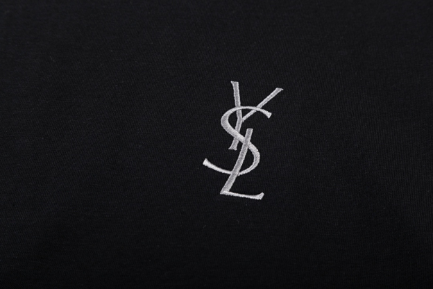 サンローラン「Saint Laurent」エンブロイダードロゴ トップス