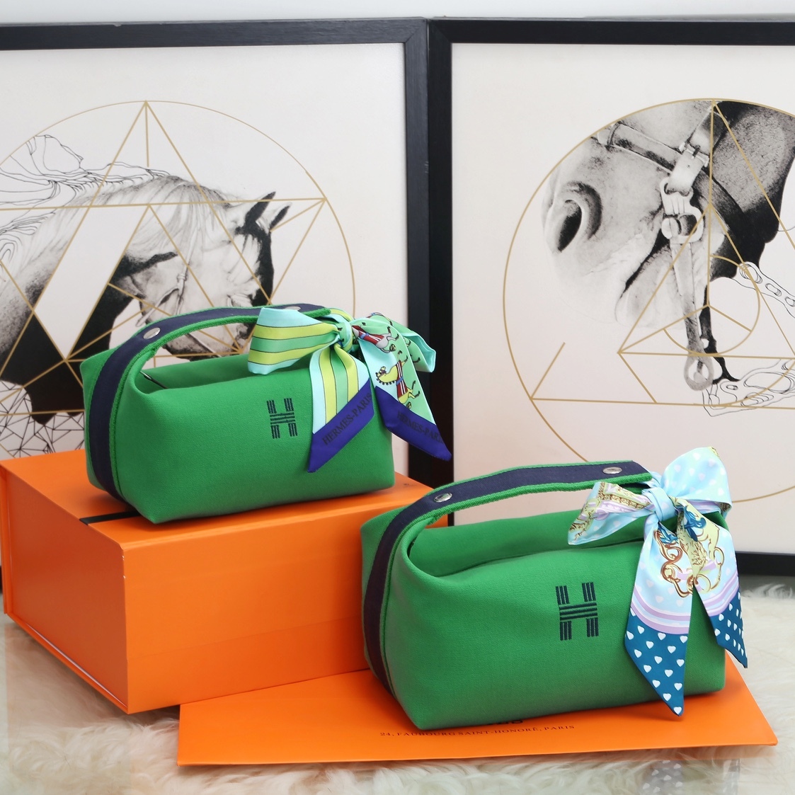 エルメス(Hermès) ブリッドアブラック 収納バッグ 9色
