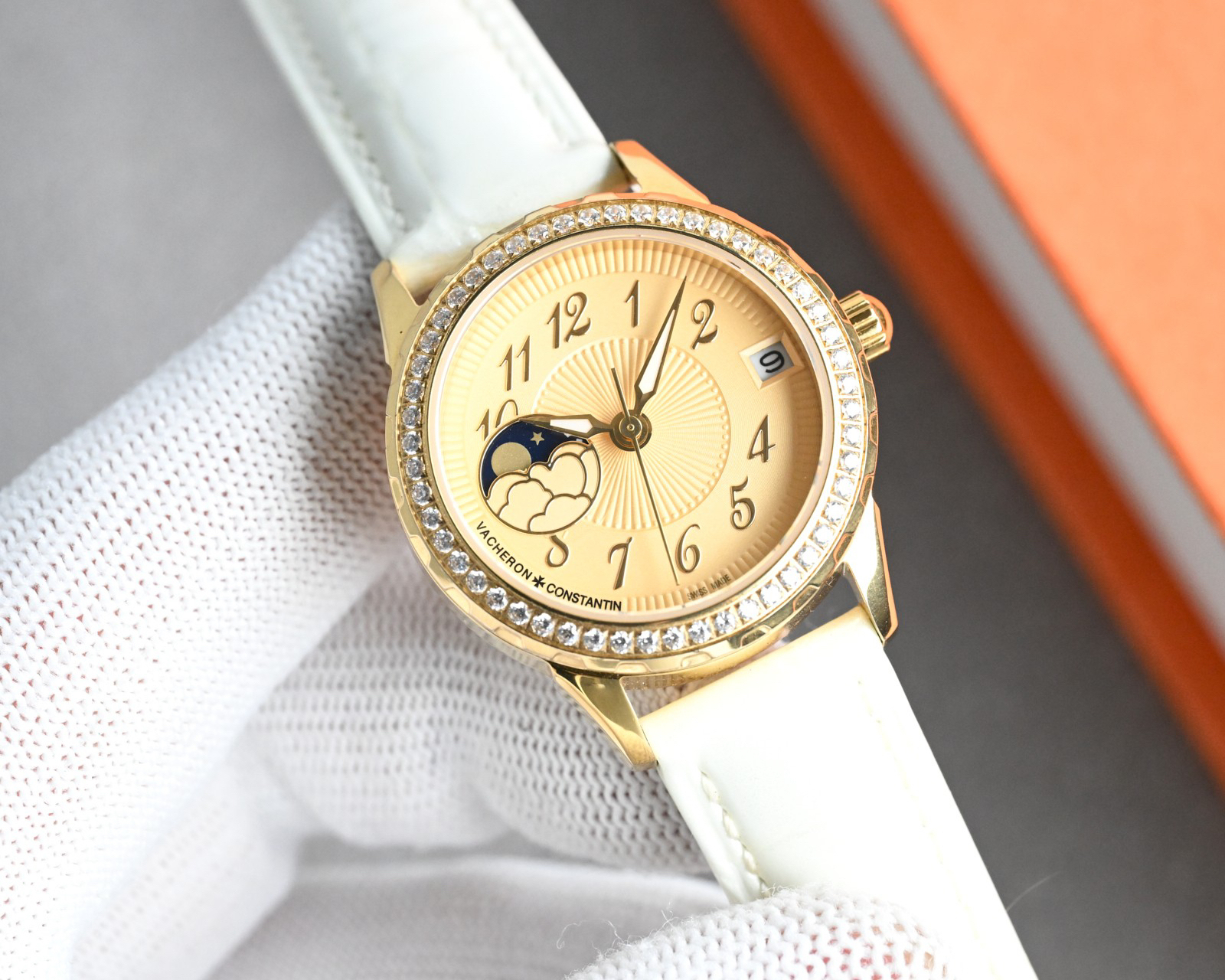 ヴァシュロン・コンスタンタン［Vacheron Constantin］フルール・デュ・ジャルダン レディースジュエリーウォッチ33MM