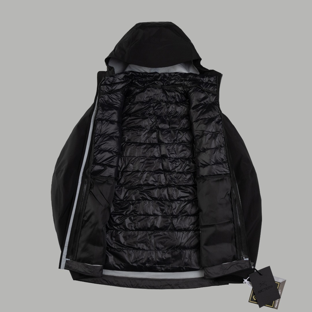 アークテリクス「ARC'TERYX」 ユニセックス フード付きスキーダウンパーカー