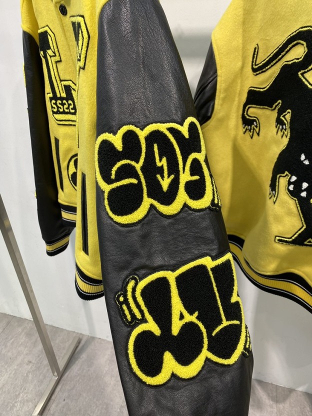 ルイ・ヴィトン「Louis Vuitton」ウール＆レザー コンビネーション ジャケット アウコート着