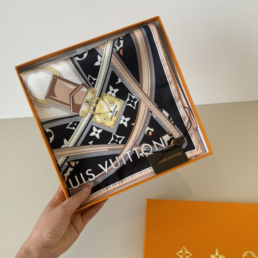 ルイ・ヴィトン「Louis Vuitton」Ultimate Monogram 90cm スカーフ