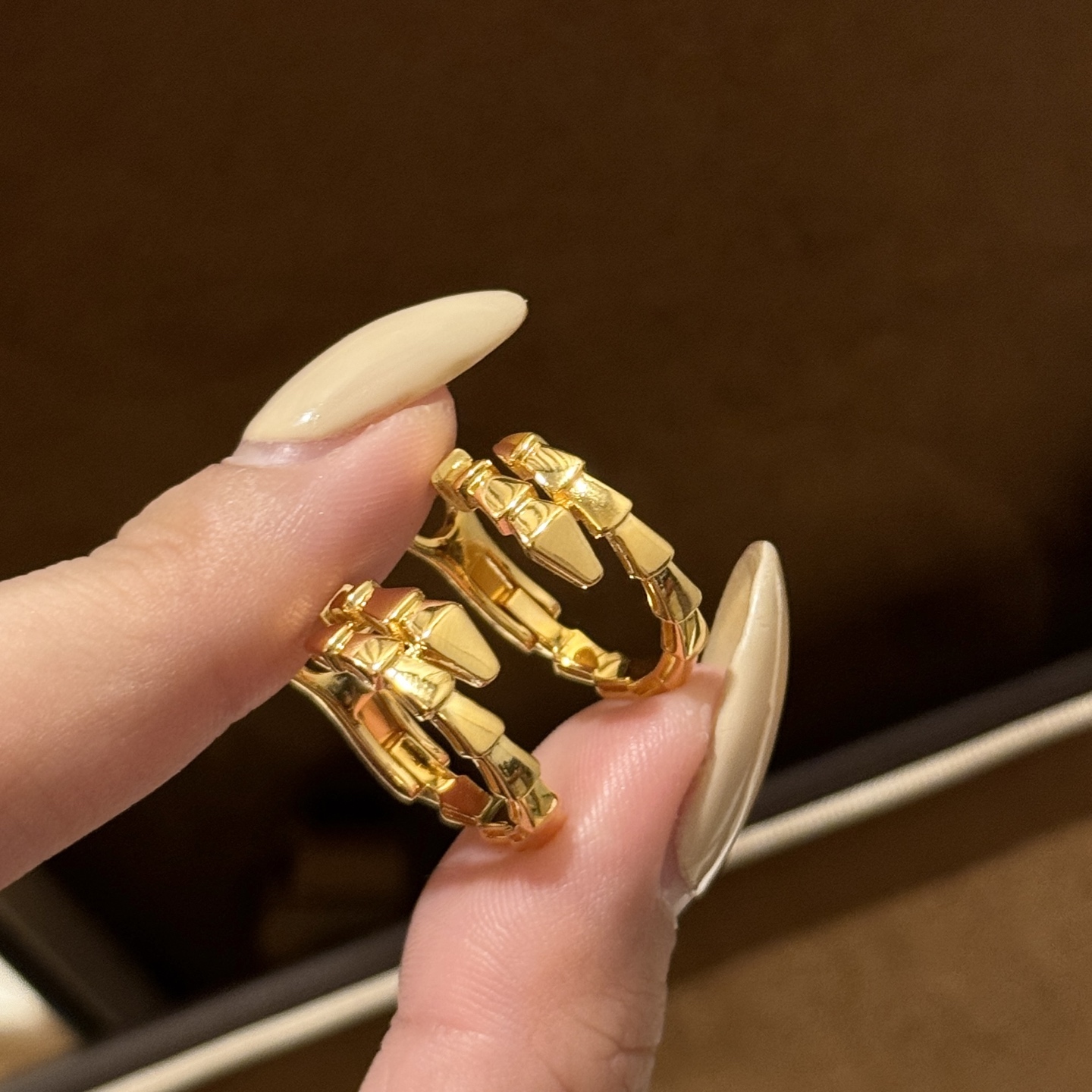 カルティエ「Cartier」BVLGARI Serpenti Viper ピアス（イヤリング）