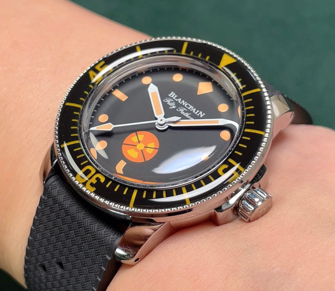 ブランパン「Blancpain」フィフティ・ファゾム バラクーダ自動巻きダイバーズウォッチ40.3mm