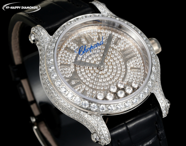 ショパール「Chopard」ハッピーダイヤモンド レインボーレディース ジュエリーウォッチ36mm