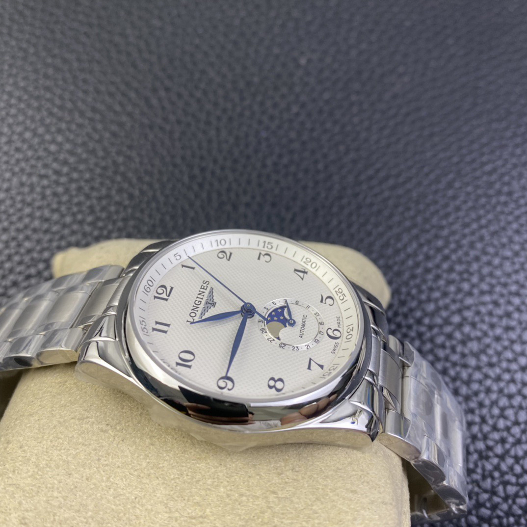 ロンジン「Longines」Master Collection 月相メンズウォッチ42MM