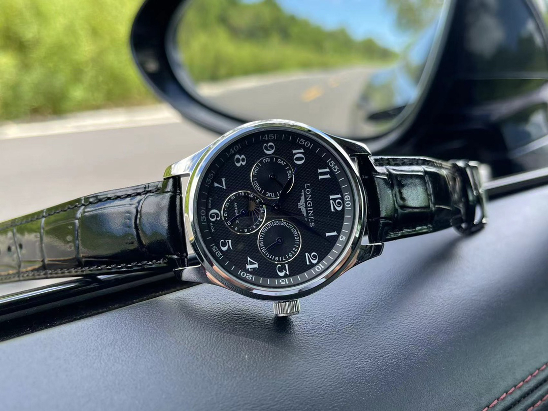 ロンジン「Longines」マスターコレクション マルチファンクション クロノグラフ メンズウォッチ 40mm