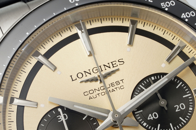 ロンジン「Longines」コンクエスト クロノグラフ メンズウォッチ 42mm