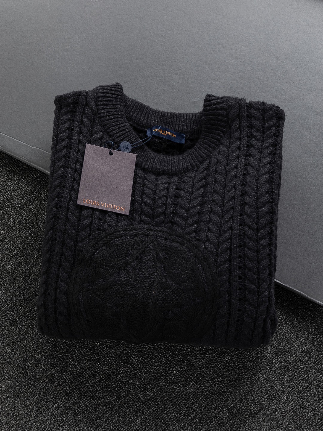 ルイ・ヴィトン「Louis Vuitton」秋冬新作ニットクルーネックセーター