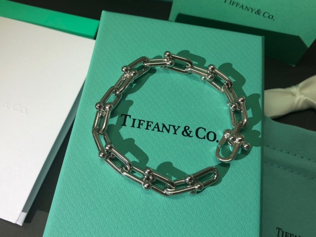 ティファニー「Tiffany & Co.」ポリッシュドシルバーリンク ブレスレット