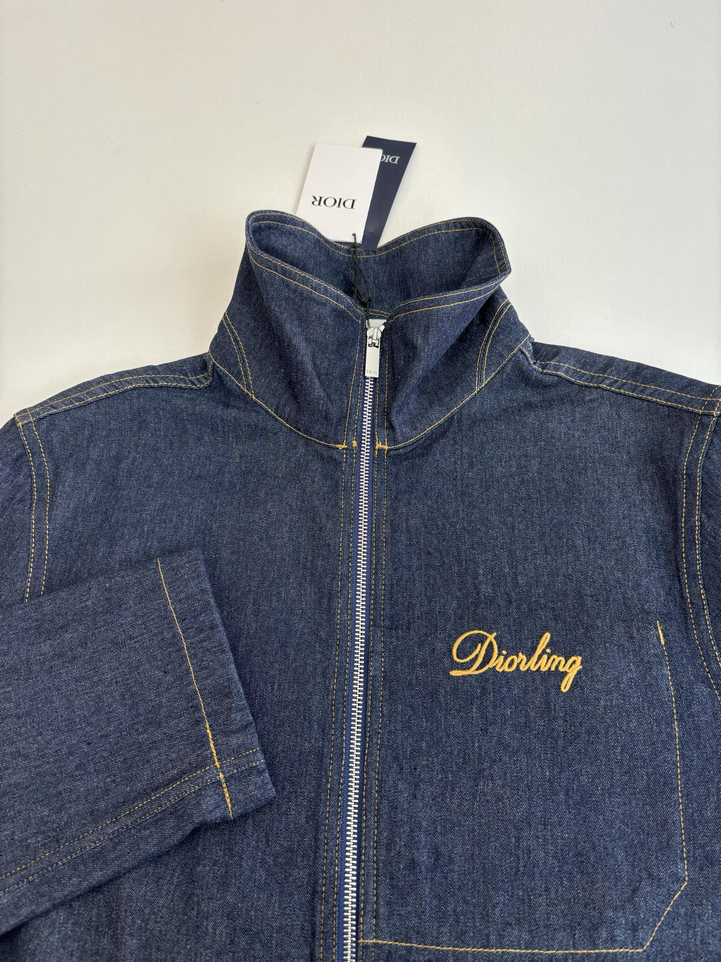 ディオール「Dior」25FW レタード エンブロイダリー デニムジャケット