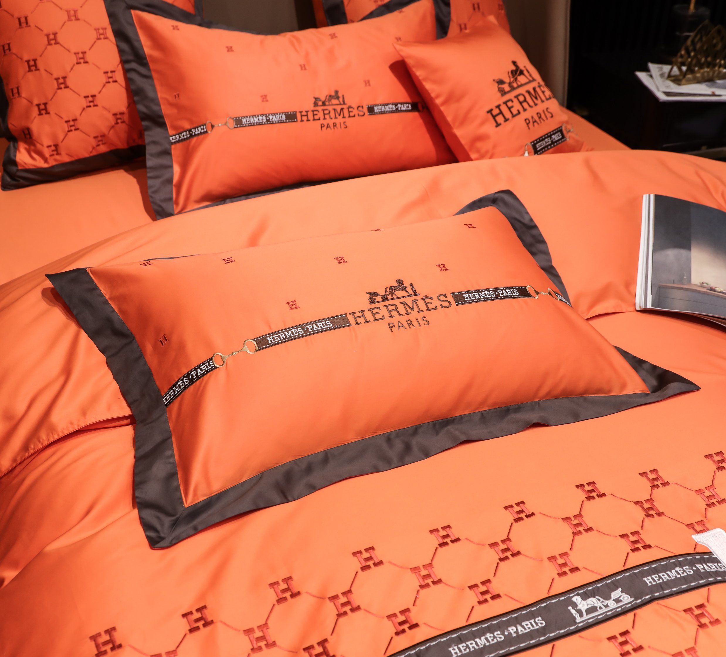 エルメス「Hermès」プレミアムコットン デジタルプリント 4点セット