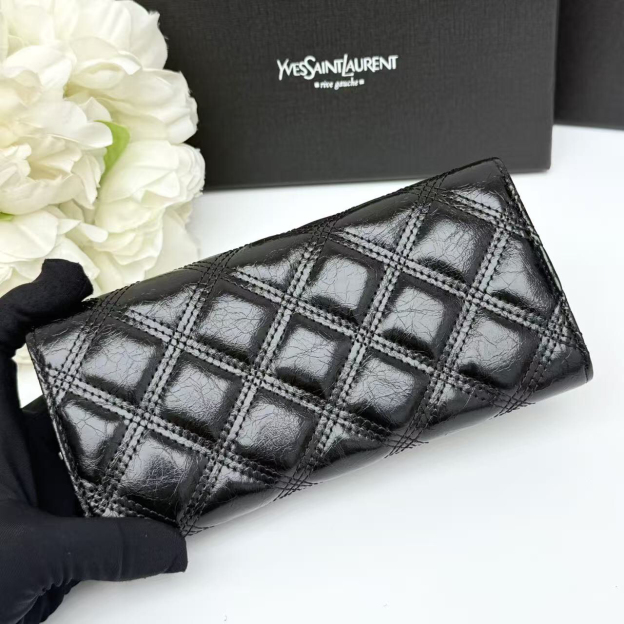 サンローラン「Saint Laurent」フラップウォレット