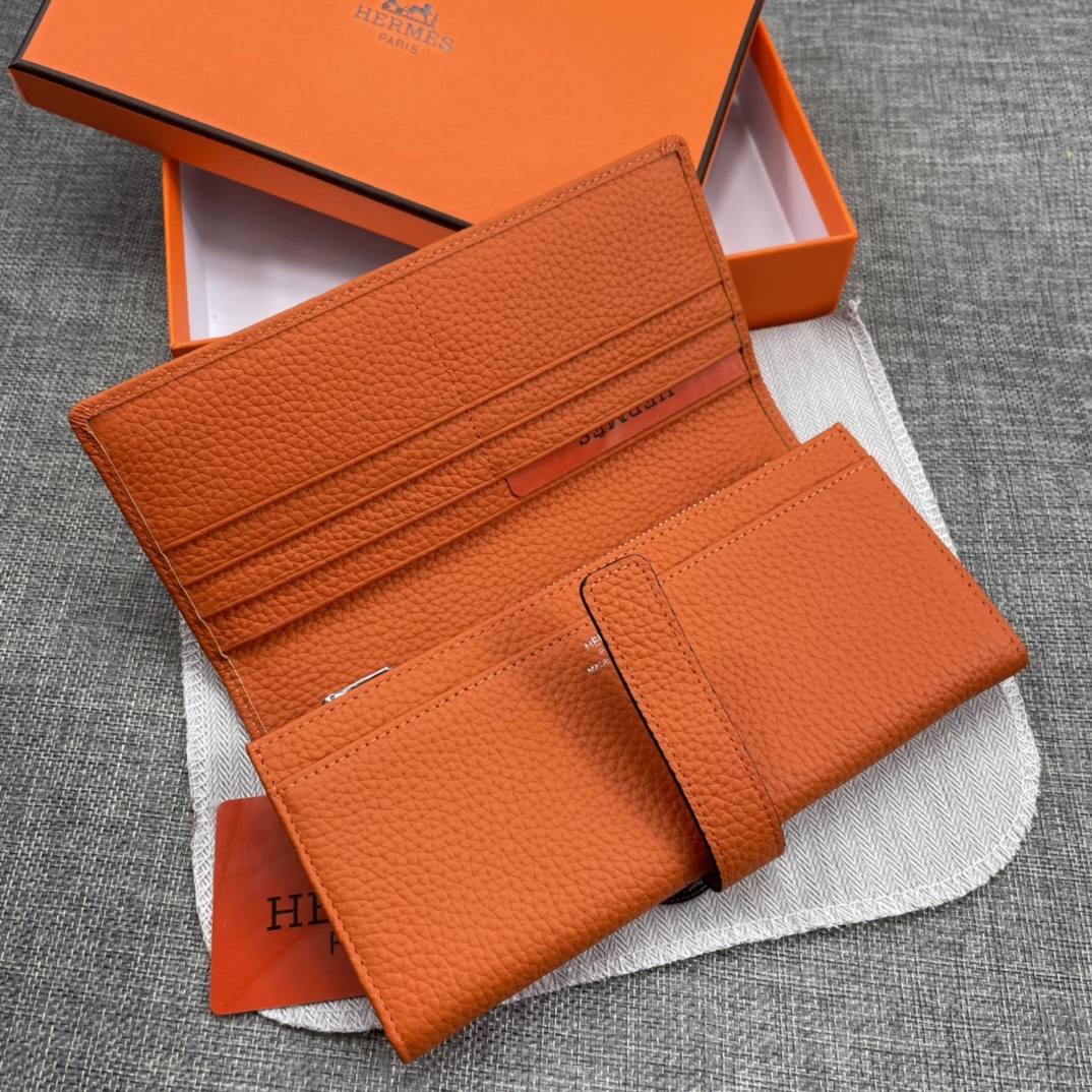 エルメス New H Passant トゥータンマン ウォレット