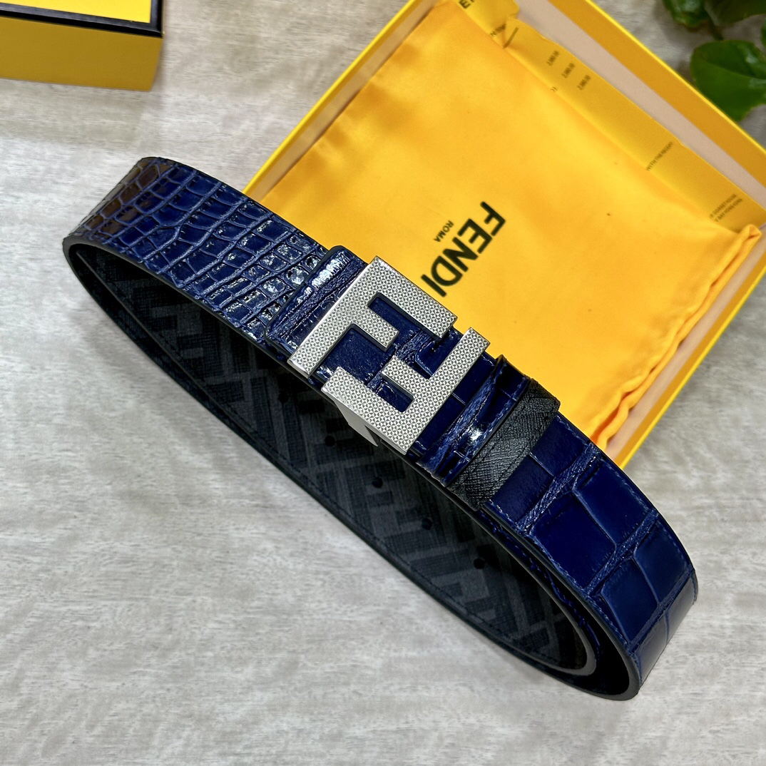 フェンディ「Fendi」FF ベルト - リバーシブル フックベルト