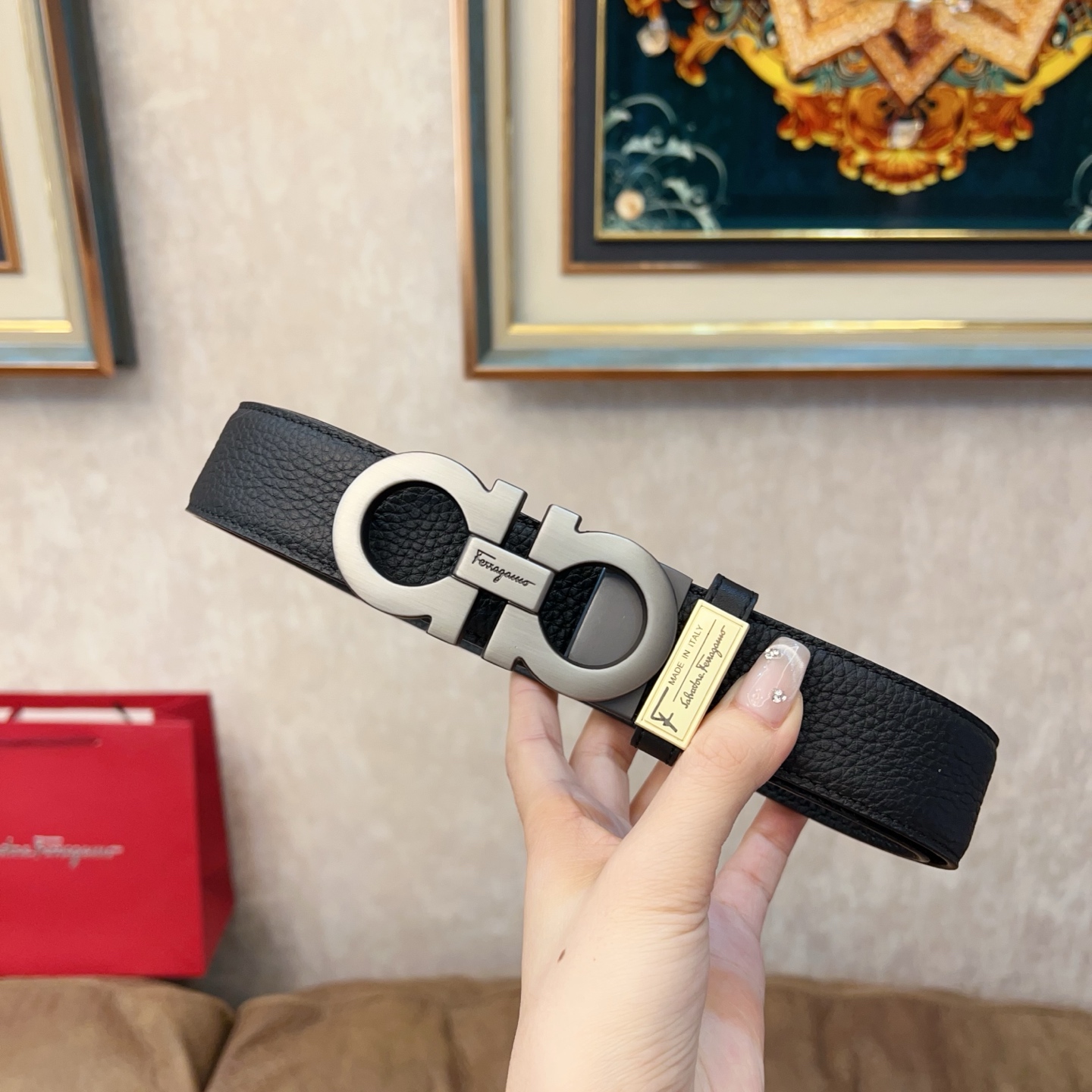 フェラガモ「Ferragamo」リバーシブルベルト