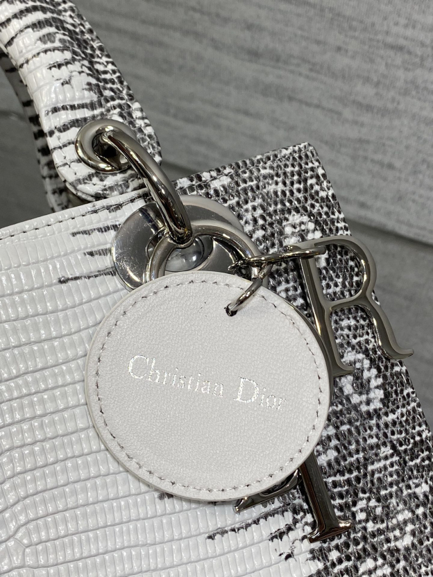 ディオール「Dior」グレーティガー レザーハンドバッグ
