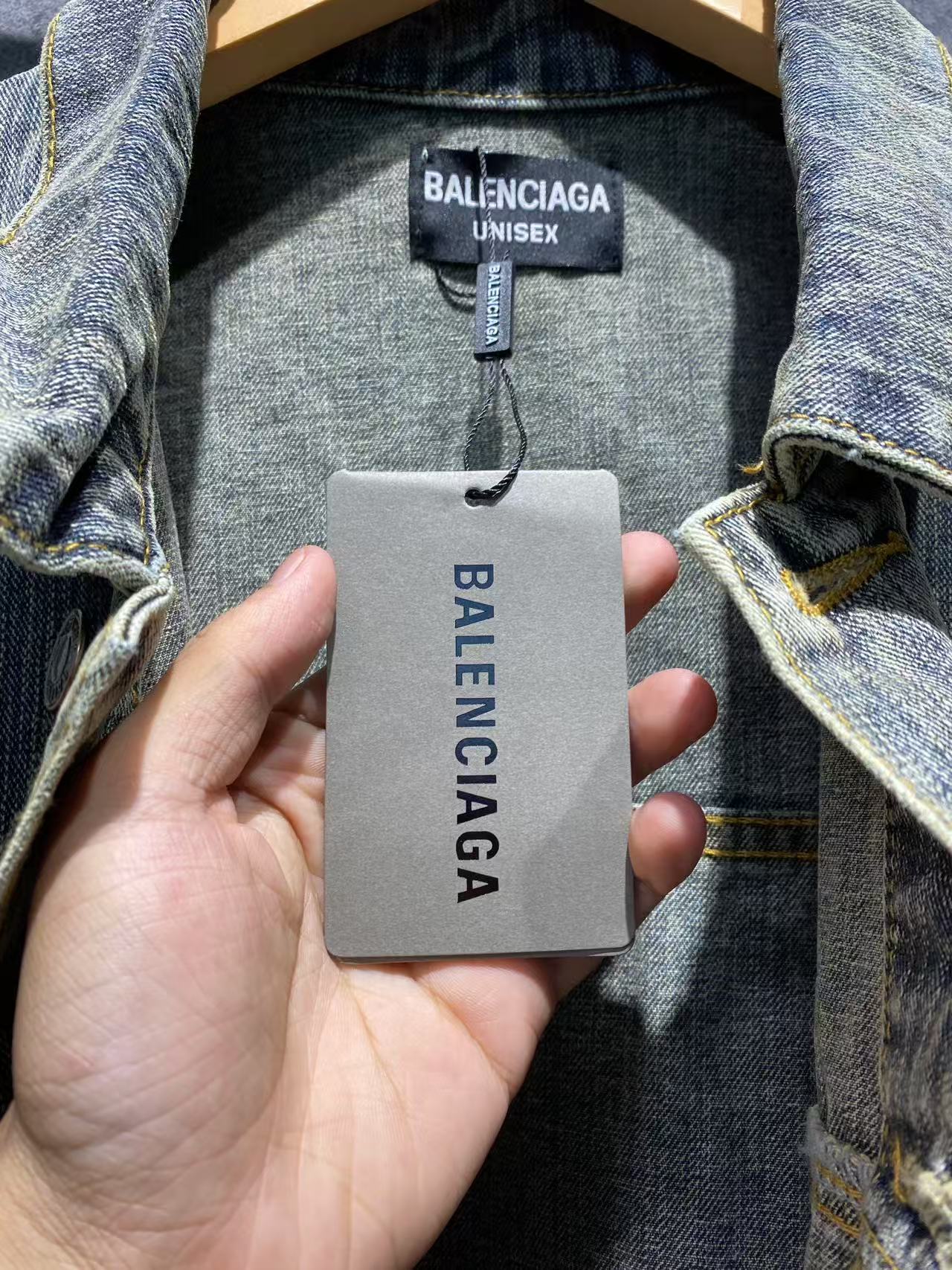 バレンシアガ「Balenciaga」デニムジャケット クラシック リデザイン