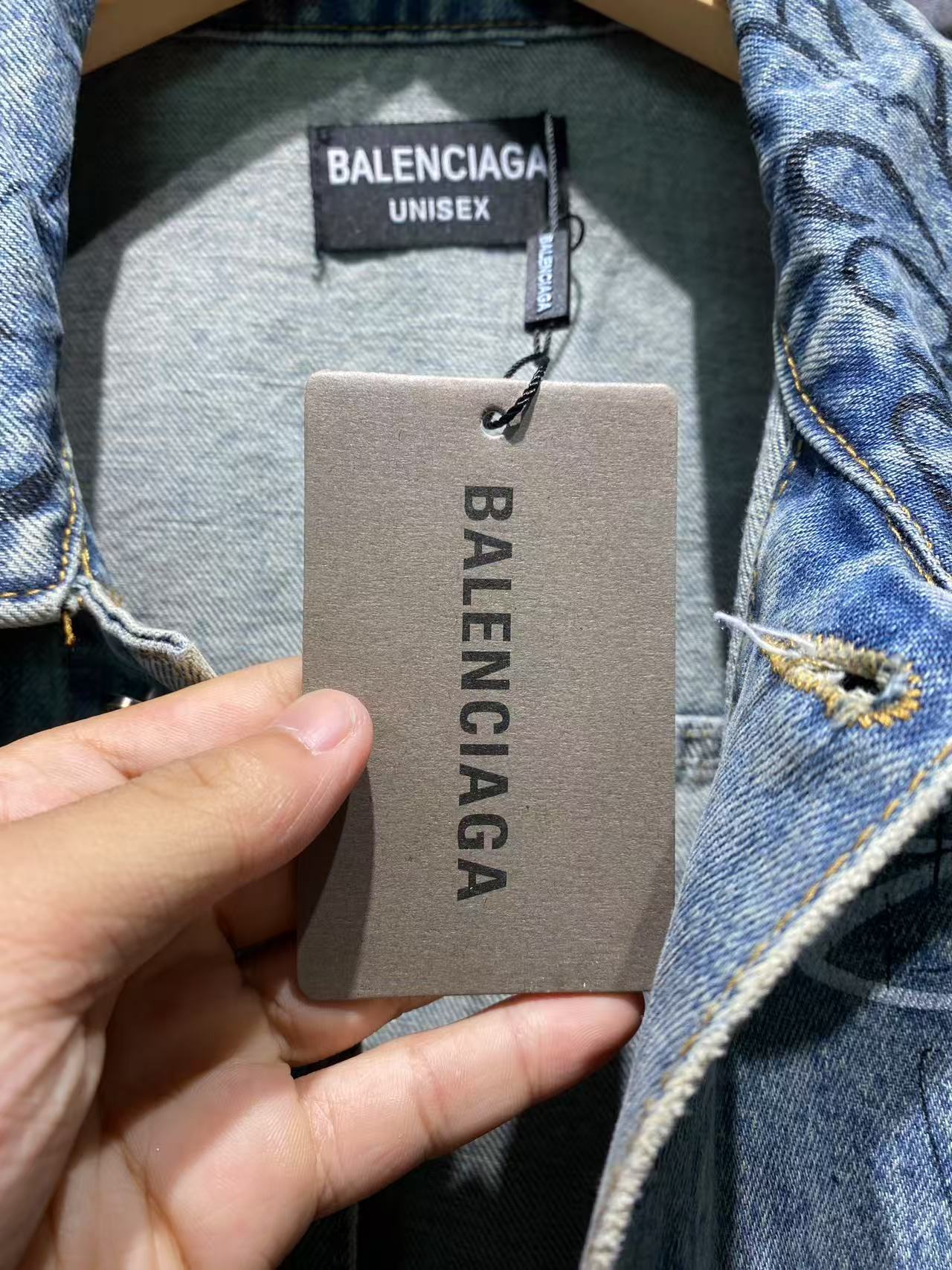 バレンシアガ「Balenciaga」デニムジャケット クラシック リデザイン