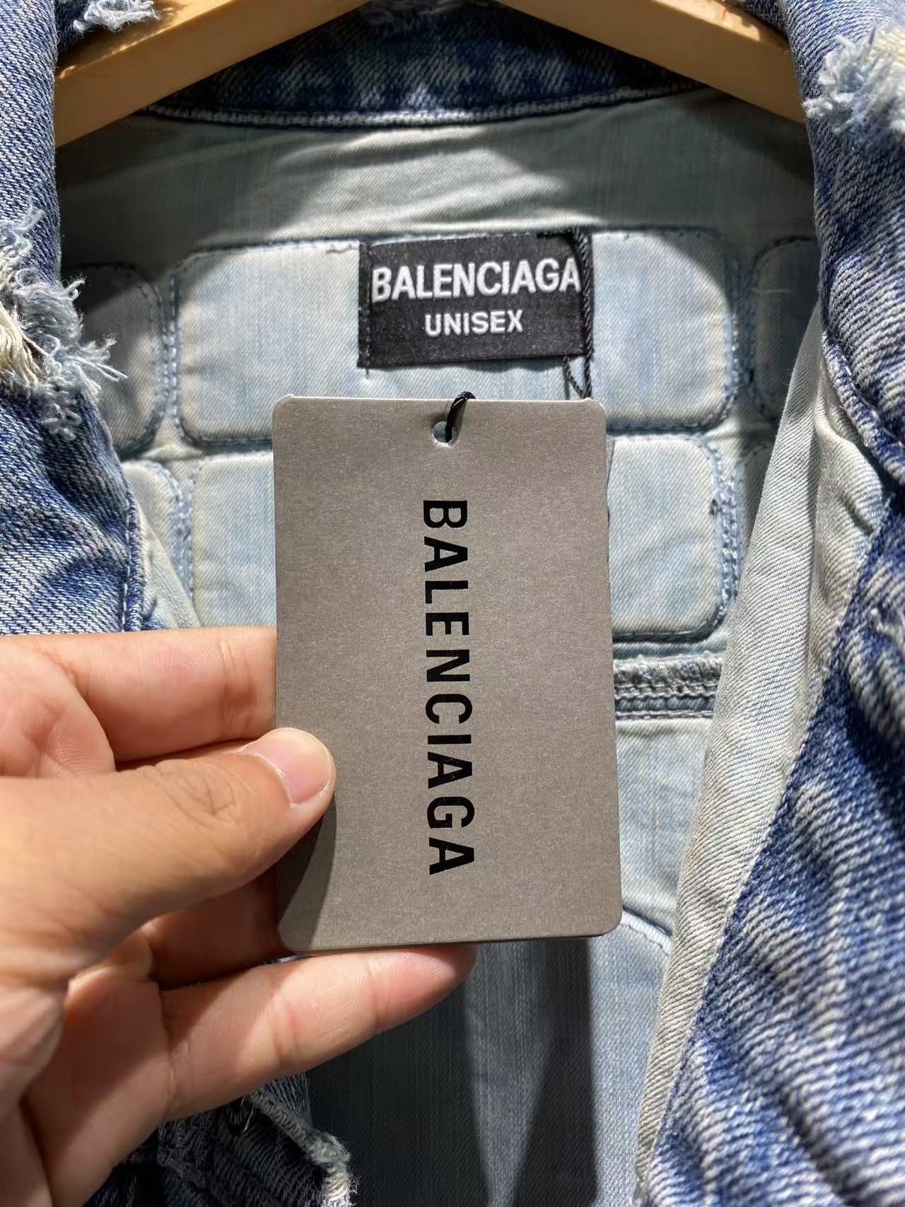 バレンシアガ「Balenciaga」デニムジャケット クラシック リデザイン