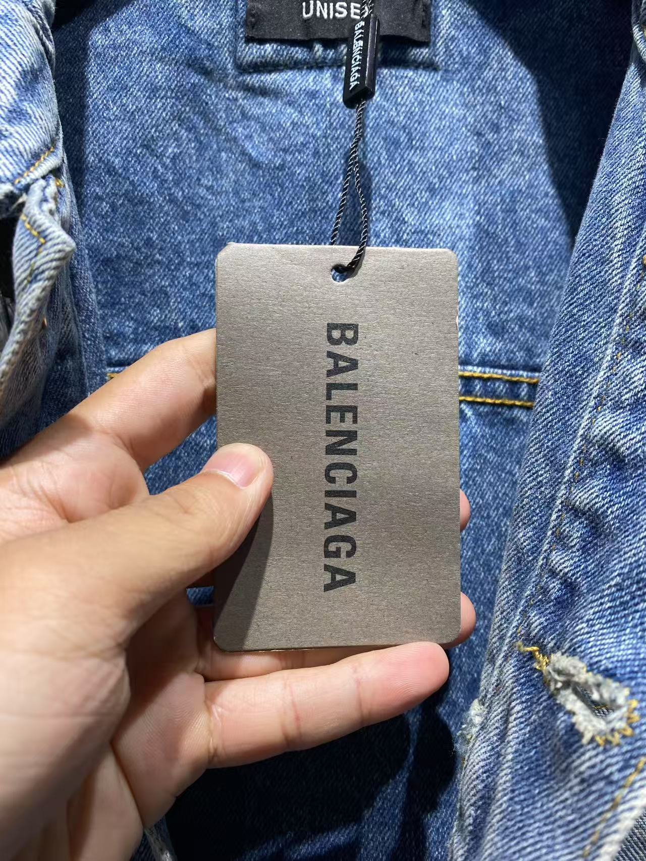 バレンシアガ「Balenciaga」デニムジャケット クラシック リデザイン