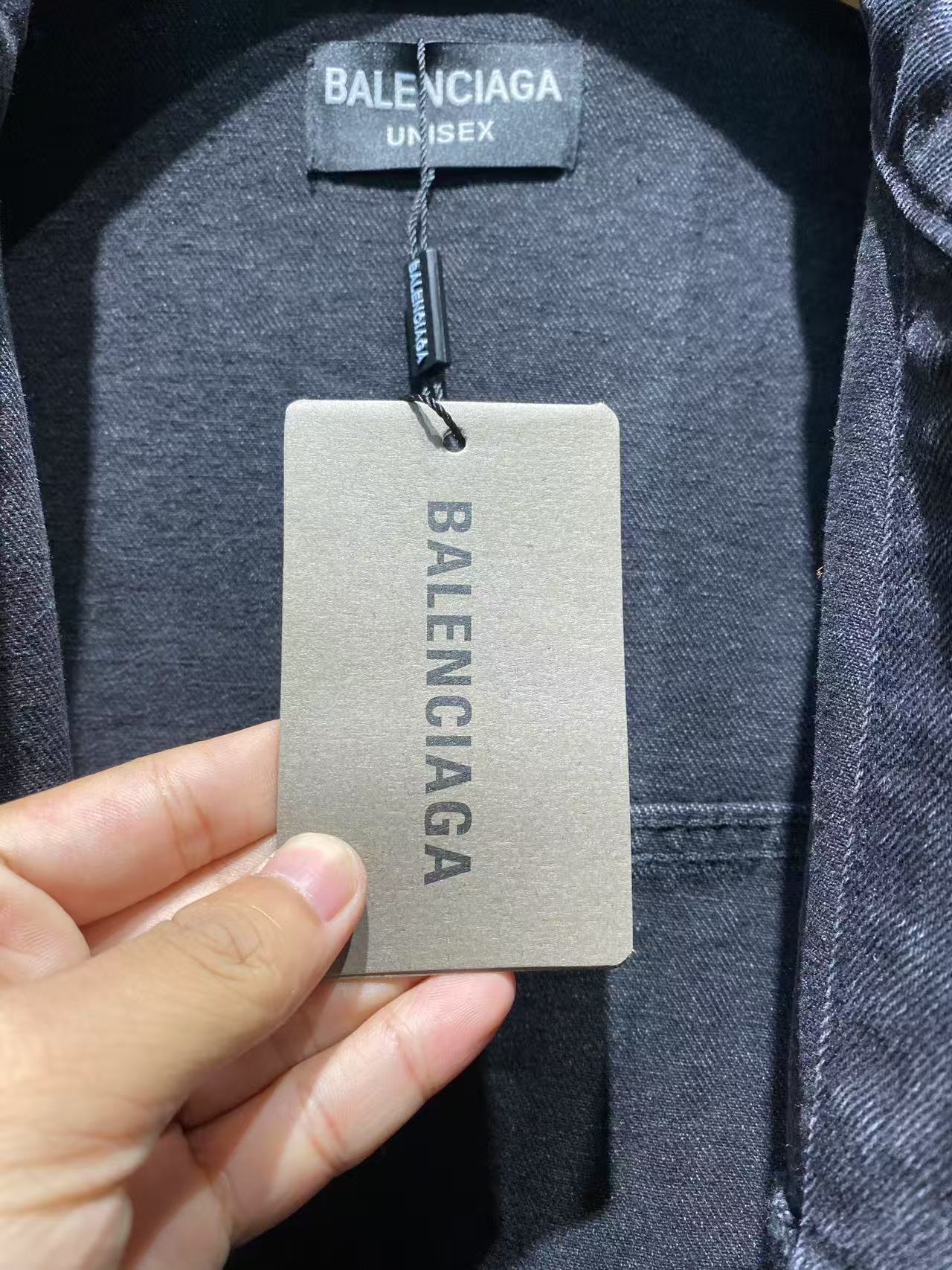 バレンシアガ「Balenciaga」デニムジャケット クラシック リデザイン
