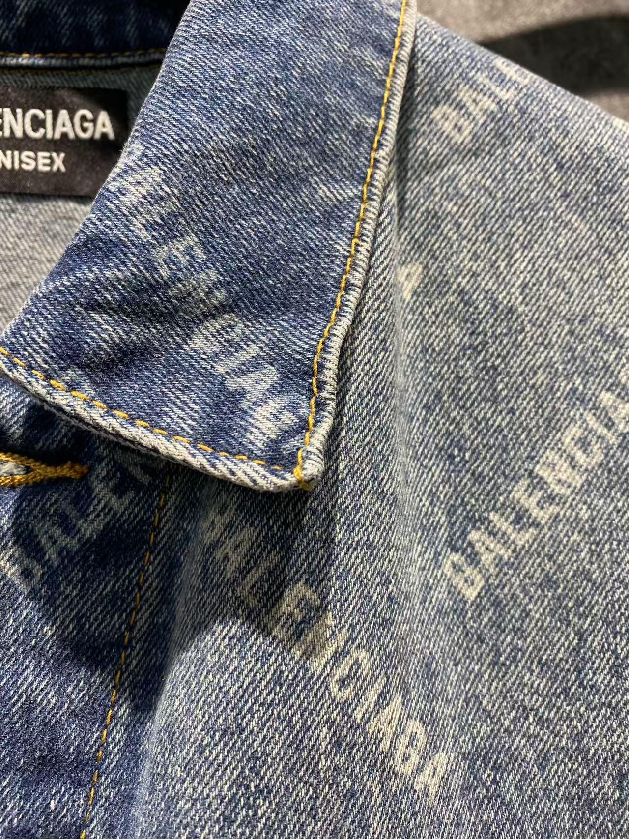 バレンシアガ「Balenciaga」デニムジャケット クラシック リデザイン