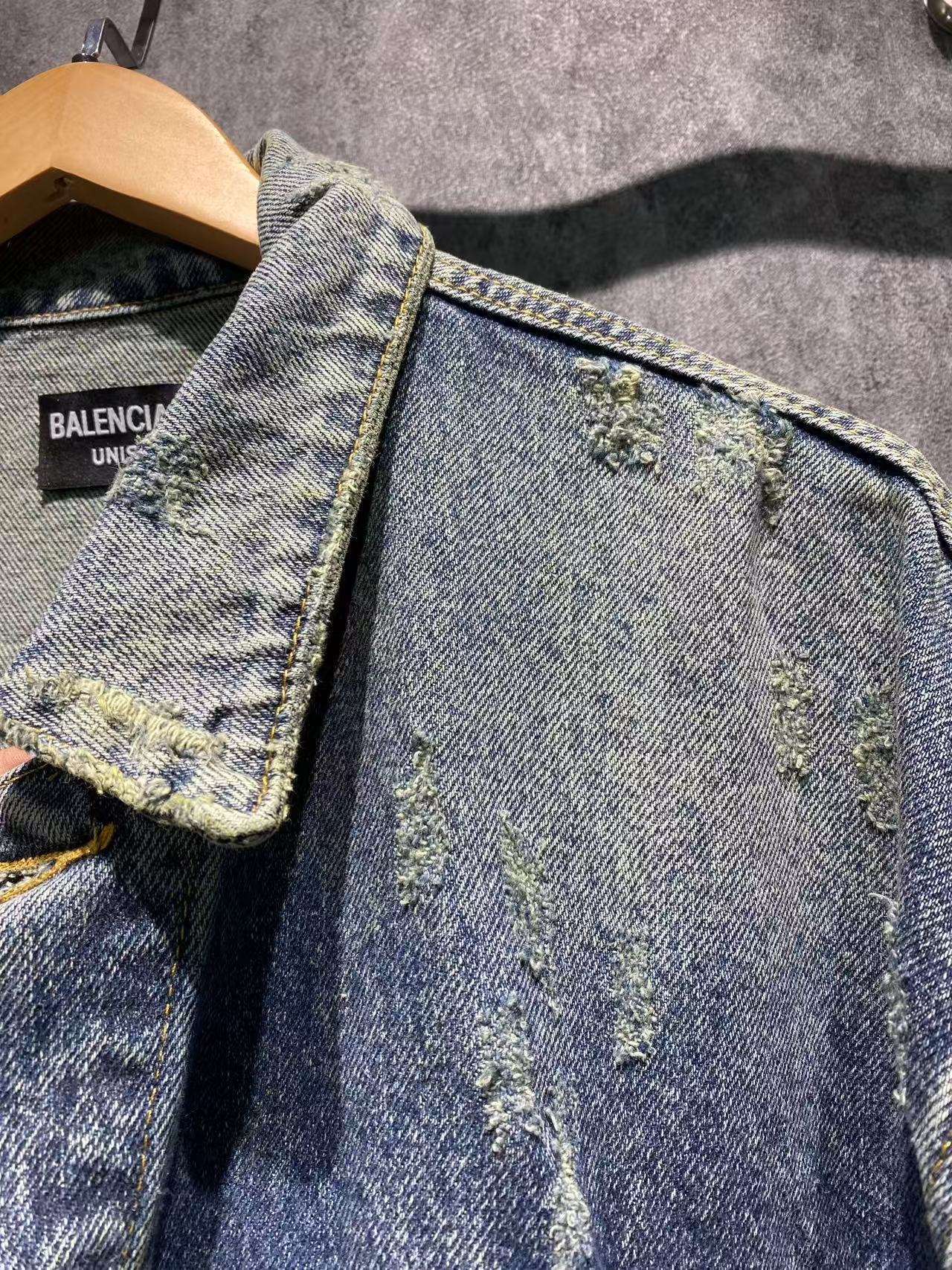 バレンシアガ「Balenciaga」デニムジャケット クラシック リデザイン